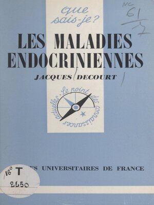 cover image of Les maladies endocriniennes